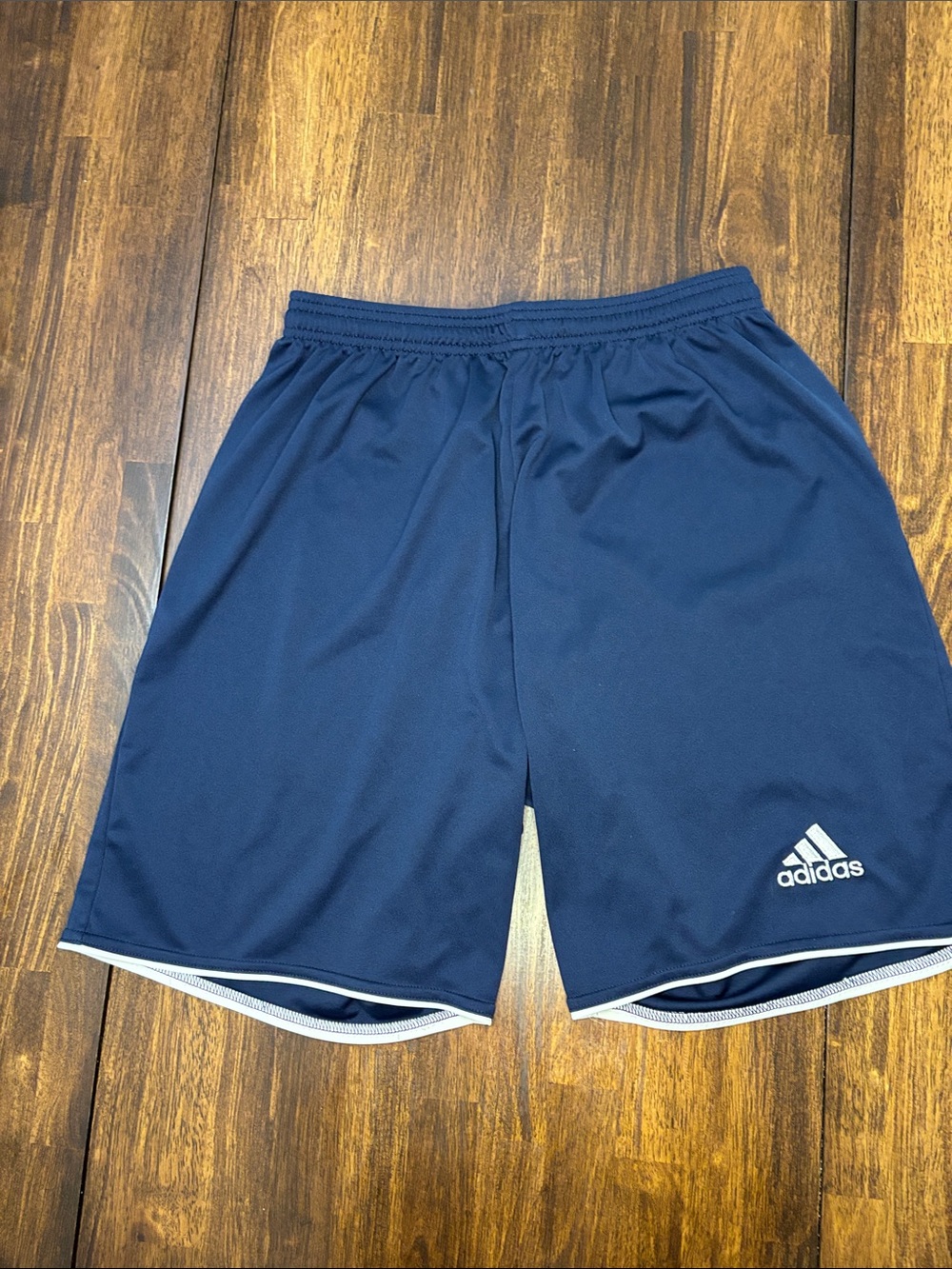 adidas men’s Navy Blue Athletic Training Shorts